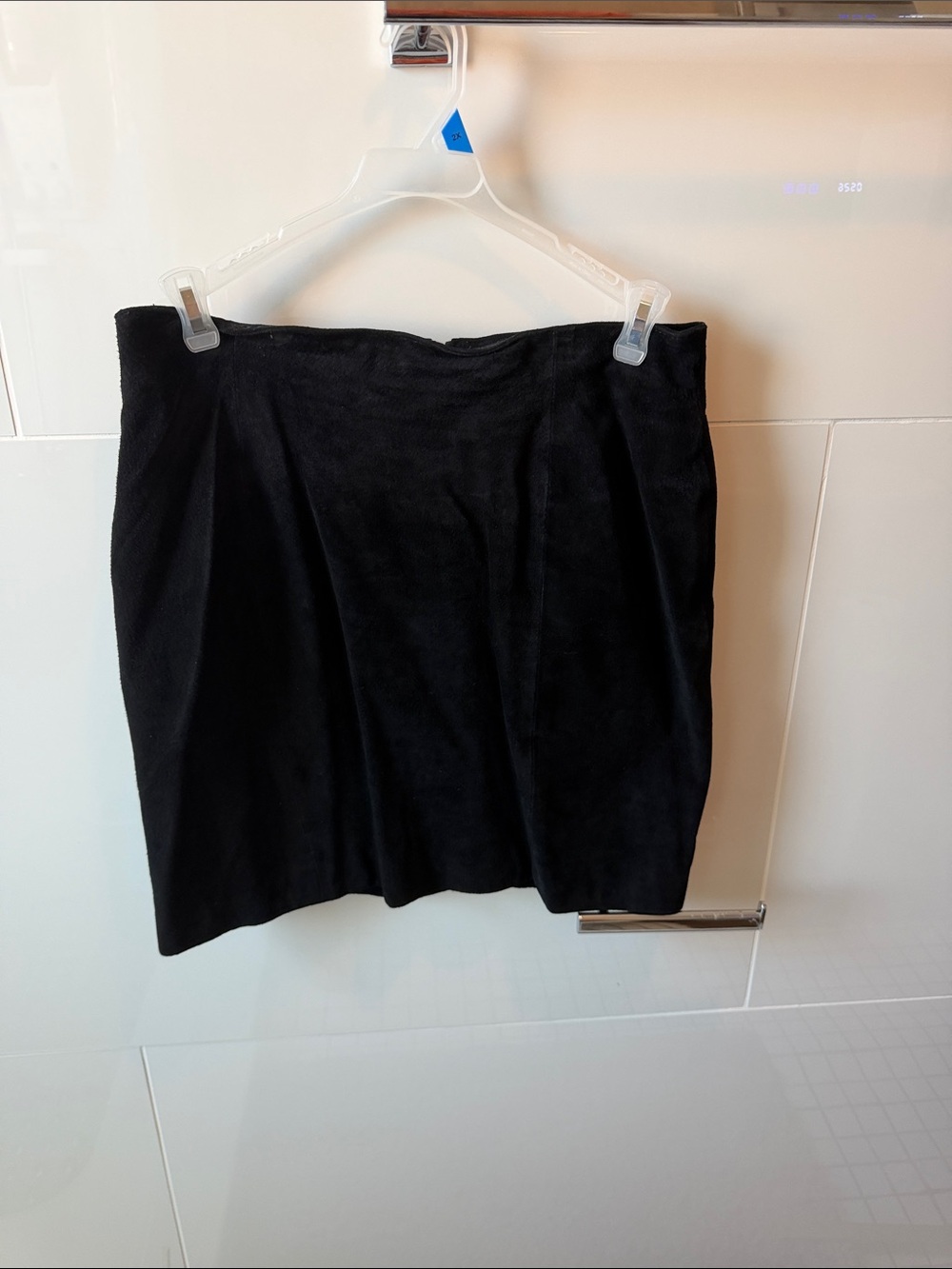 Wilson’s Leather black suede miniskirt #1 size14
